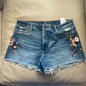 Floral Denim Abercrombie & Fitch Size 31